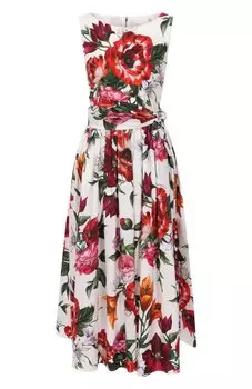 Хлопковое платье Dolce & Gabbana