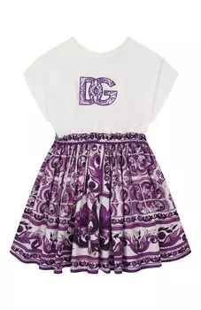Хлопковое платье Dolce & Gabbana