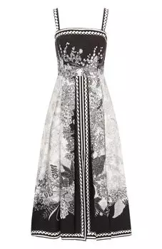 Хлопковое платье Elie Saab