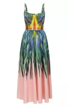 Хлопковое платье Elie Saab