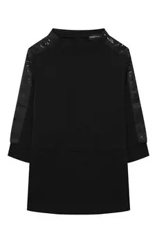 Хлопковое платье Emporio Armani