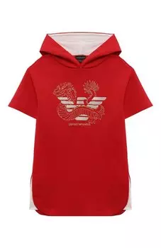 Хлопковое платье Emporio Armani