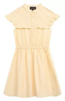 Хлопковое платье Emporio Armani