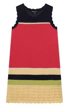 Хлопковое платье Emporio Armani