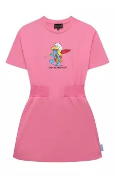 Хлопковое платье Emporio Armani