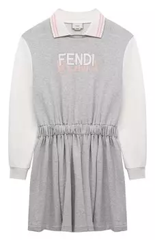 Хлопковое платье Fendi