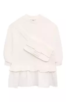 Хлопковое платье Fendi