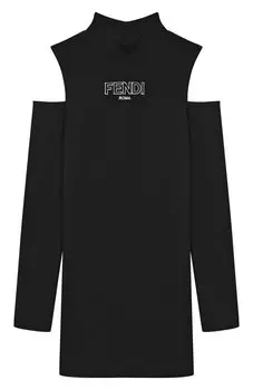 Хлопковое платье Fendi