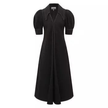 Хлопковое платье Ganni