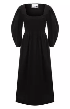 Хлопковое платье Ganni