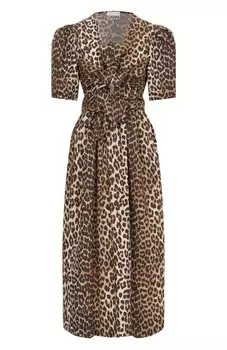 Хлопковое платье Ganni