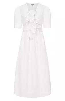 Хлопковое платье Ganni