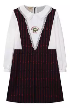 Хлопковое платье Gucci