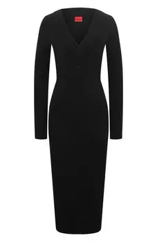 Хлопковое платье HUGO