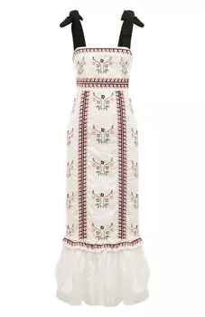 Хлопковое платье Lug Von Siga