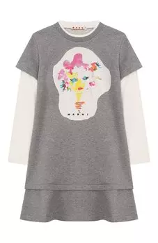 Хлопковое платье Marni