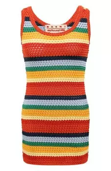 Хлопковое платье Marni x No Vacancy Inn Marni