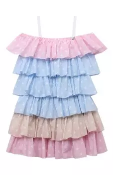 Хлопковое платье Monnalisa