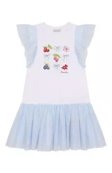 Хлопковое платье Monnalisa