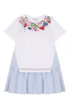 Хлопковое платье Monnalisa