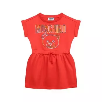 Хлопковое платье Moschino