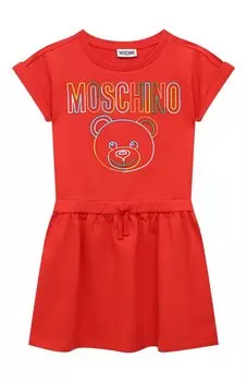 Хлопковое платье Moschino
