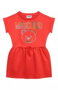 Хлопковое платье Moschino