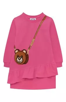 Хлопковое платье Moschino