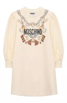 Хлопковое платье Moschino