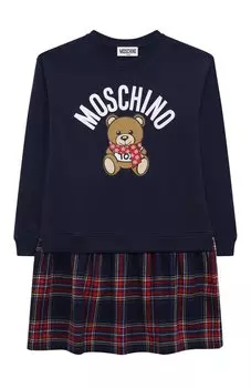 Хлопковое платье Moschino