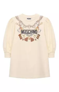 Хлопковое платье Moschino