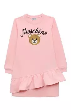Хлопковое платье Moschino