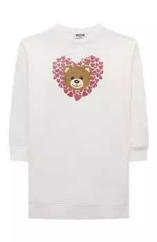 Хлопковое платье Moschino