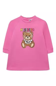 Хлопковое платье Moschino