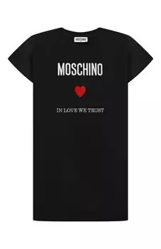 Хлопковое платье Moschino