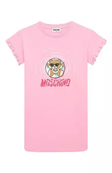Хлопковое платье Moschino
