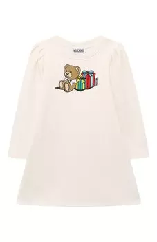 Хлопковое платье Moschino