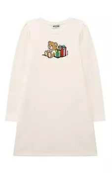 Хлопковое платье Moschino