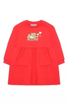 Хлопковое платье Moschino