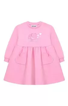 Хлопковое платье Moschino