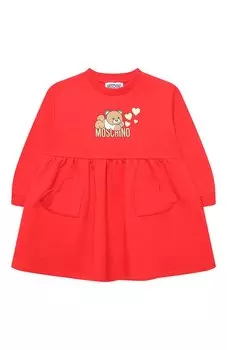 Хлопковое платье Moschino