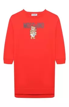 Хлопковое платье Moschino