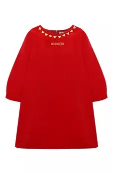 Хлопковое платье Moschino