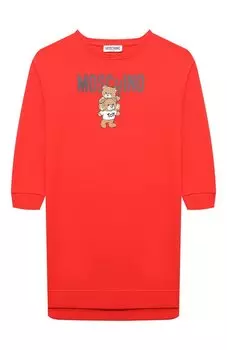 Хлопковое платье Moschino