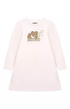 Хлопковое платье Moschino