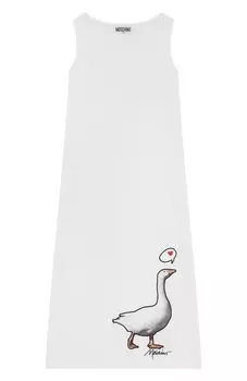 Хлопковое платье Moschino