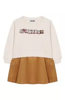 Хлопковое платье Moschino