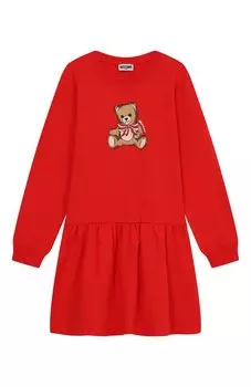 Хлопковое платье Moschino