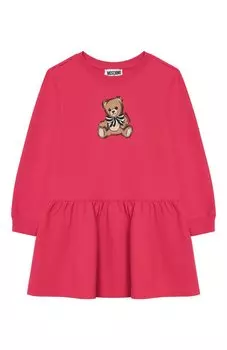 Хлопковое платье Moschino