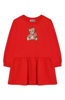 Хлопковое платье Moschino